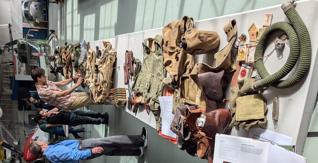 Organizing lots of items on a table