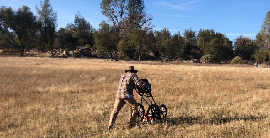 Jun working with Community Mentors on a request for GPR survey