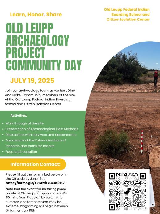 Old Leupp Community Day Flyer